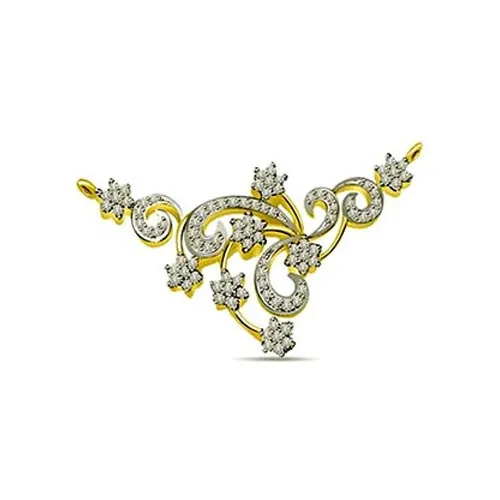 Floral Fantasy 2.00 cts Diamond Necklace Pendant (DN157)