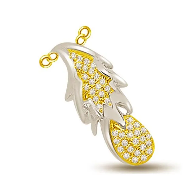 The Fruit Of Life..Two Tone Diamond & Gold Pendant (DN216)