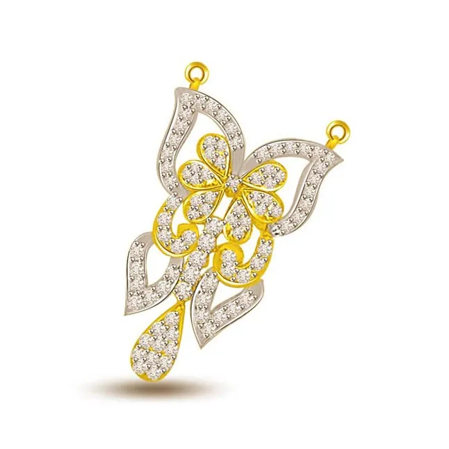 Petals Of Love Gold & Diamond Pendant For Her (DN236)