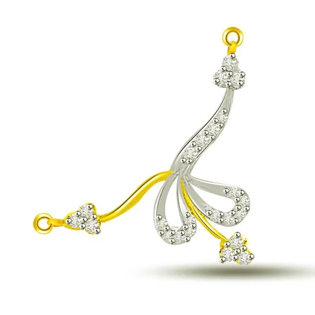 Living Beautifully Gold & Diamond Pendant For Her (DN256)