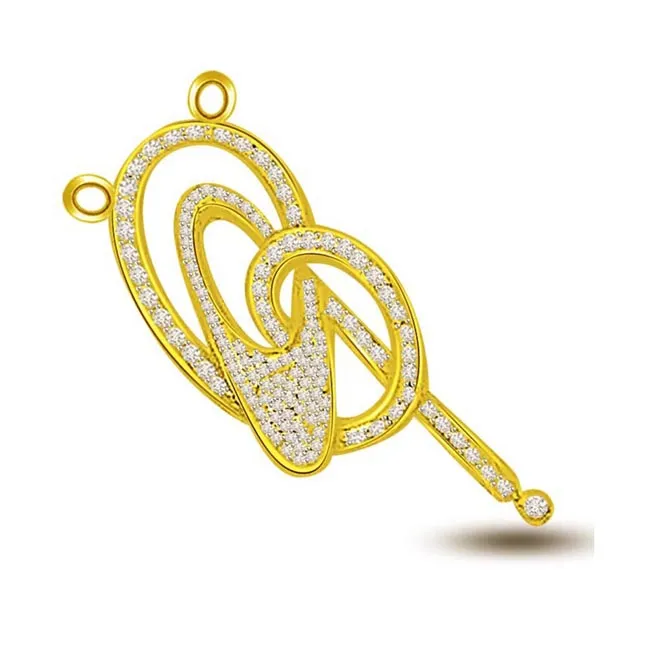 Unity Of Love 0.36cts Diamond Pendant (DN384)