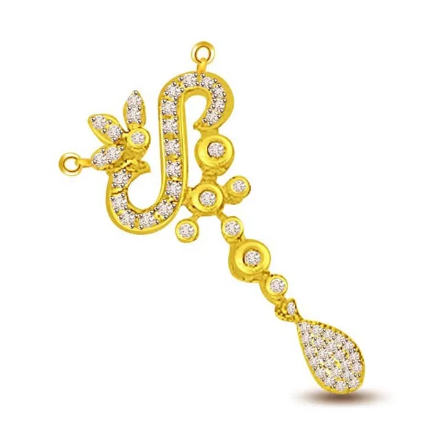 0.35ct Musical Diamond Pendants For My Love -Designer Pendants
