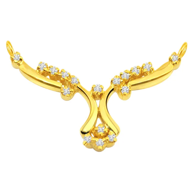 Blinger Beauty Diamond Necklace Pendant (DN41)