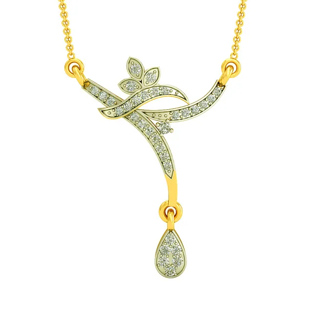 0.30cts Diamond Pendant Necklace (DN434)