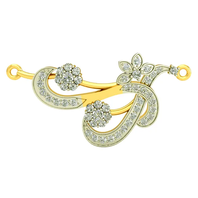 Floral Life Gold & Diamond Pendants DN437 Necklaces