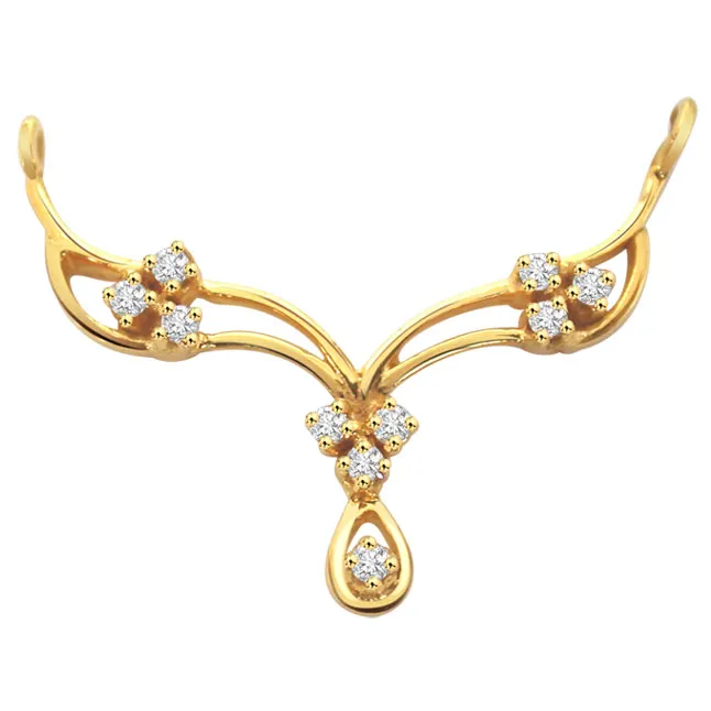 Gorgeous Beauty Diamond Necklace Pendant (DN441)