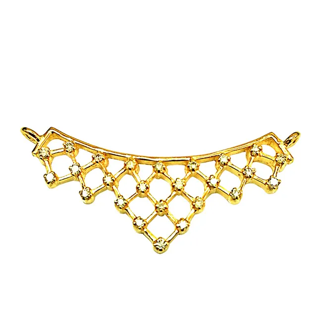 Soul mate Diamond Studded Necklace Pendant (DN5)