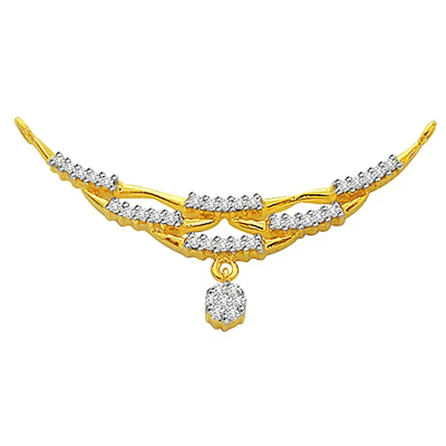 Beautifully Designed Diamond Necklace Pendant (DN70)