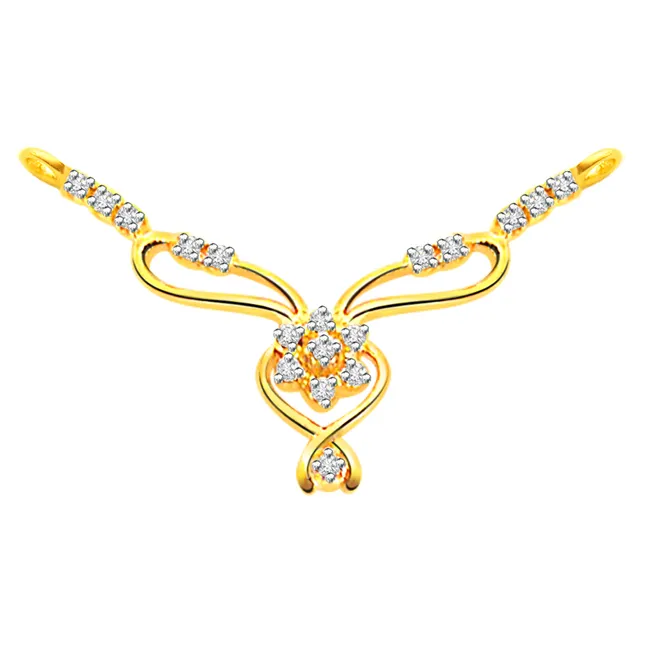 0.28 cts Diamond Necklace Pendant (DN76)