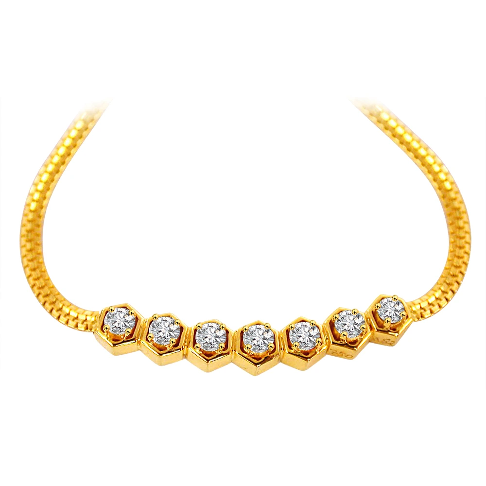 0.55 cts Diamond Necklaces DN155 -Solitaire Mangalsutra