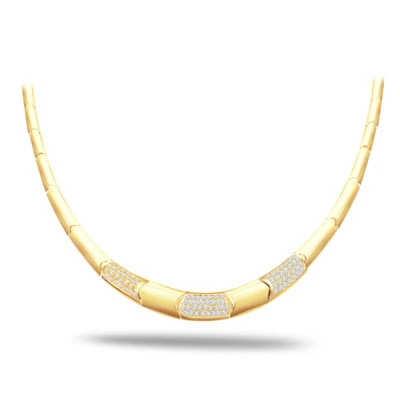 Galaxy of Stars 1.00ct VS Clarity Diamond Necklace -2 Tone Necklace Pendants + Chain