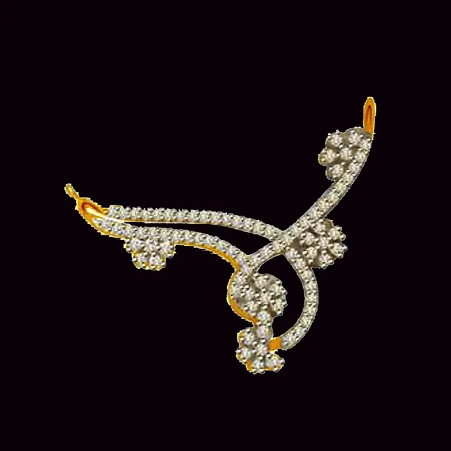 Flower Blossom 1.00 cts Diamond Necklace Pendant (DN145)