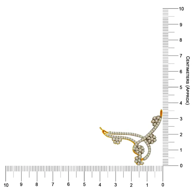 Flower Blossom 1.00 cts Diamond Necklace Pendant (DN145)