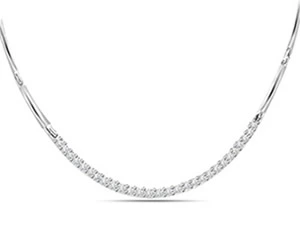 Women's Pride 1.00 cts White Gold Diamond Necklace -Diamond Necklace