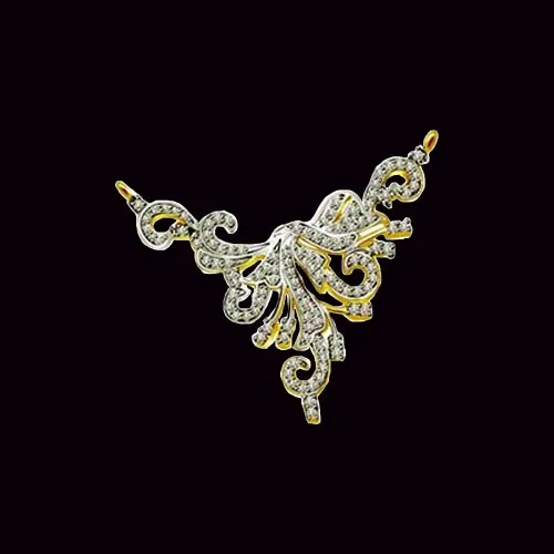 Bunch of Diamonds 1.35 cts Diamond Necklace Pendant (DN154)