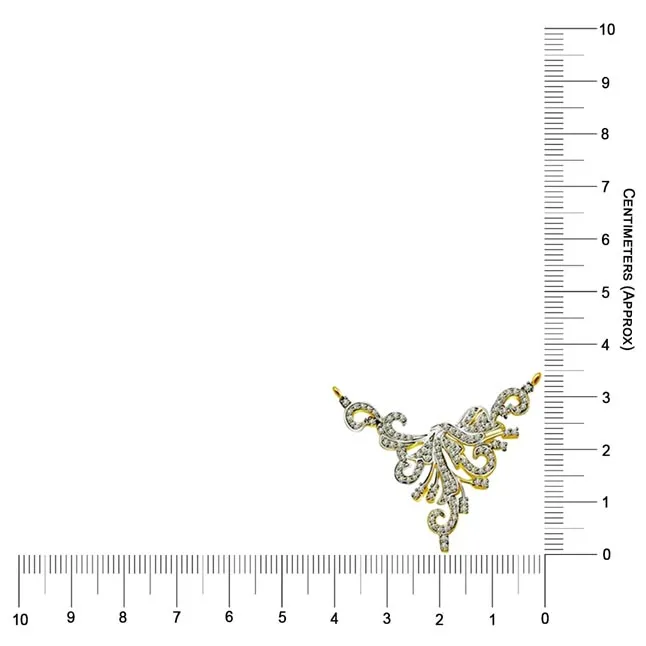 Bunch of Diamonds 1.35 cts Diamond Necklace Pendant (DN154)