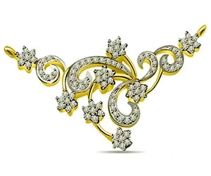 Floral Fantasy 2.00 cts Diamond Necklace Pendants