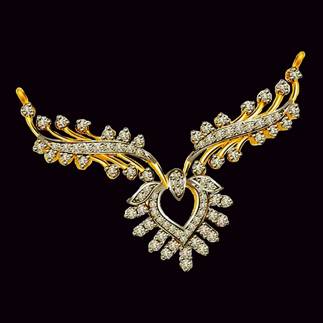 Petal's of Pride 1.00 cts Designer Diamond Necklace Pendant (DN159)