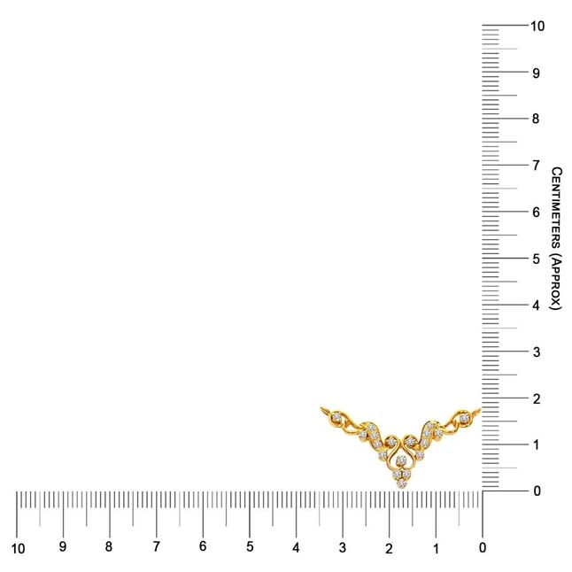 Fairy's Touch 0.45ct Diamond 18kt Gold Necklace Pendants