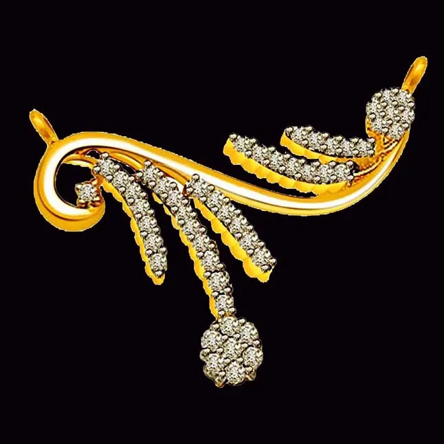 Sparkling Knot 0.65 cts Diamond Necklace Pendant (DN160)