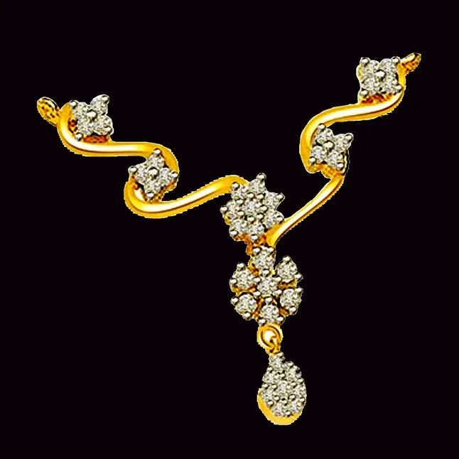 Seven Stars 0.80 cts Diamond Necklace Pendant (DN162)