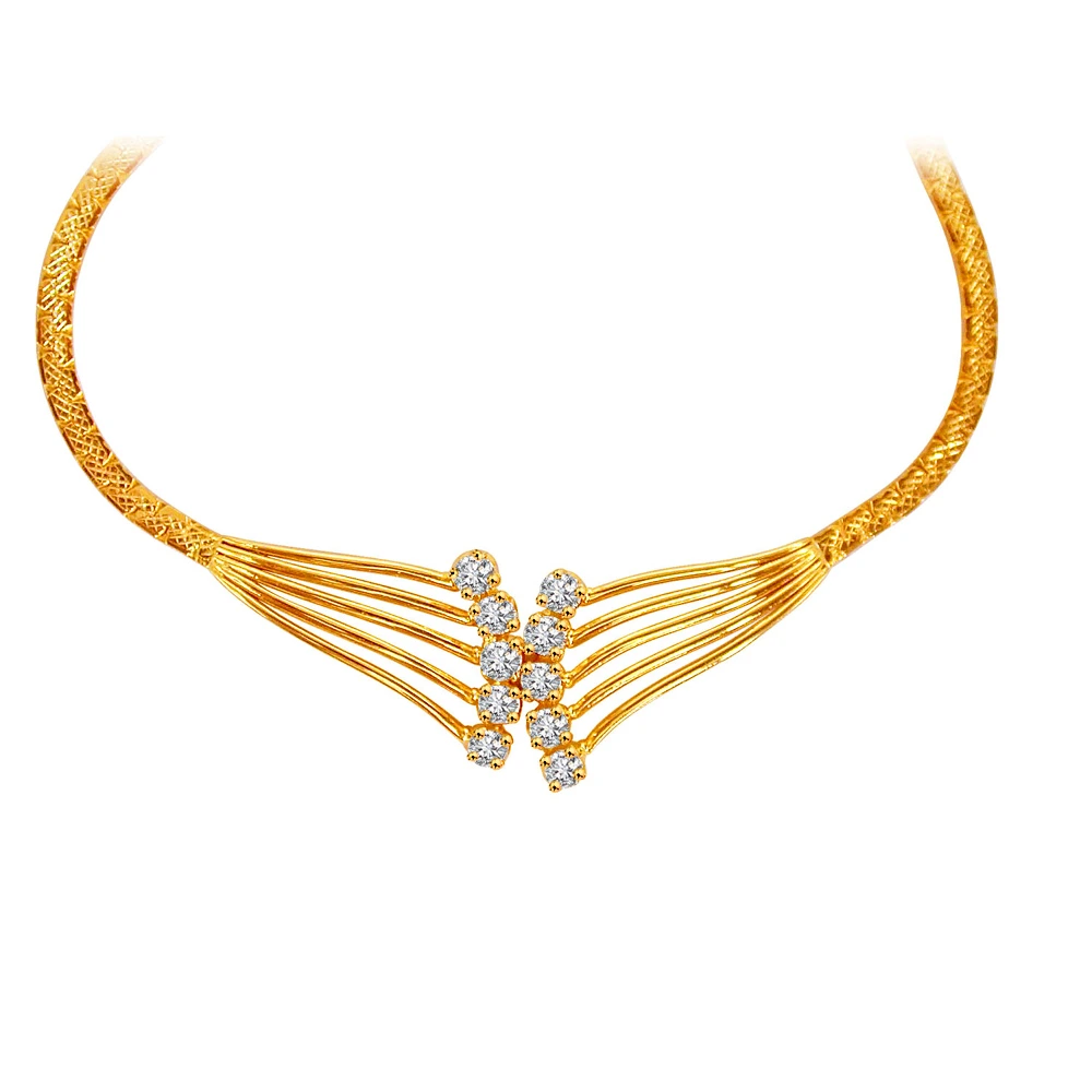 0.20 cts Diamond Necklace -Solitaire Mangalsutra