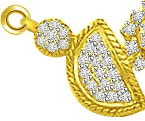 Meaning Of Love & Marriage Diamond Mangalsutra Pendants