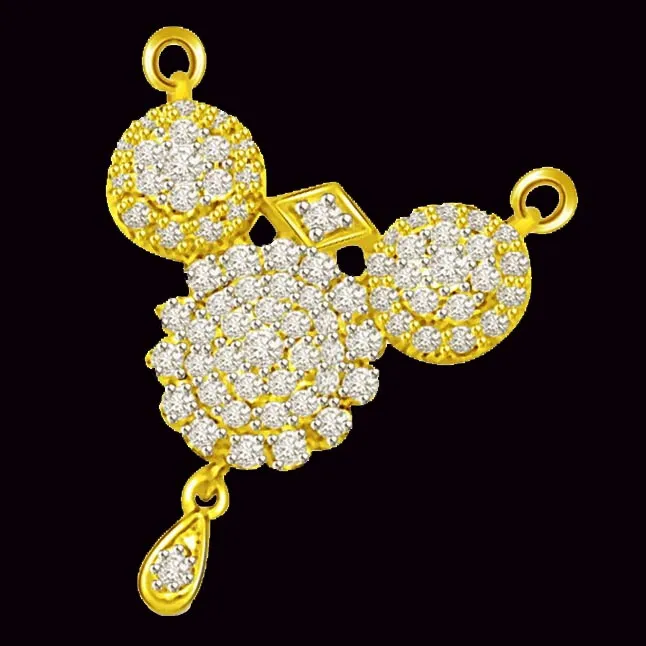 Mangalya Dharanam Diamond & Gold Mangalsutra Pendant (DN206)