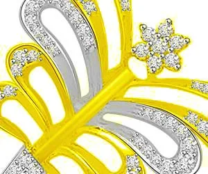 Elegant Love Charm Diamond & Gold Pendants