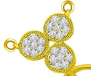 Sacred Thread Of Love Diamond & Gold Mangalsutra Pendants