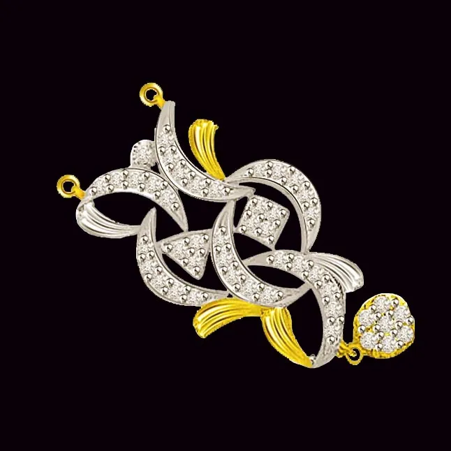 You & Me Together Gold & Diamond Pendants For Her