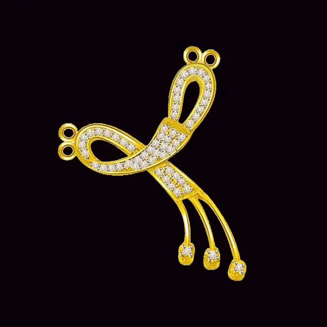 You Are My Love Gold & Diamond Pendants For Her Necklaces