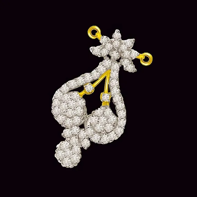 Symbol Of Fertility Gold & Diamond Pendant For Her (DN239)