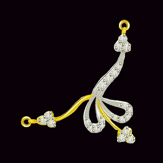 Living Beautifully Gold & Diamond Pendant For Her (DN256)