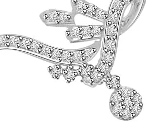 Only For You Diamond & Gold Entwined Pendants
