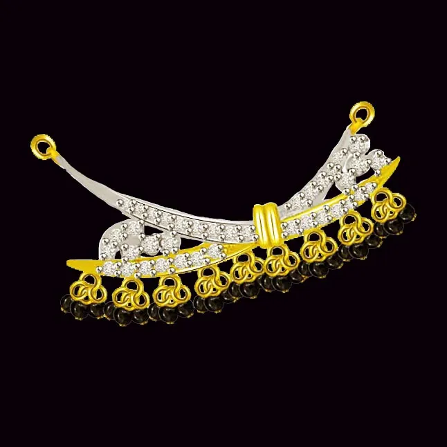 You Are My Dream Diamond & Gold Mangalsutra Pendant (DN265)