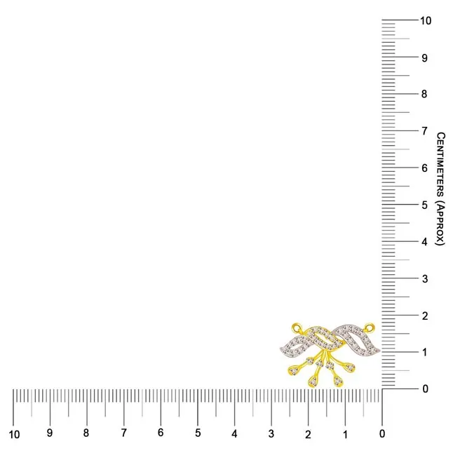 Live Life Together Diamond & Gold Two Tone Pendants