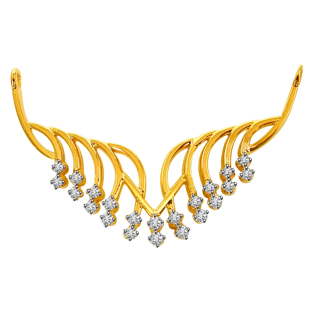 0.35 cts Fine Design Diamond Pendants Necklace DN27 Necklaces