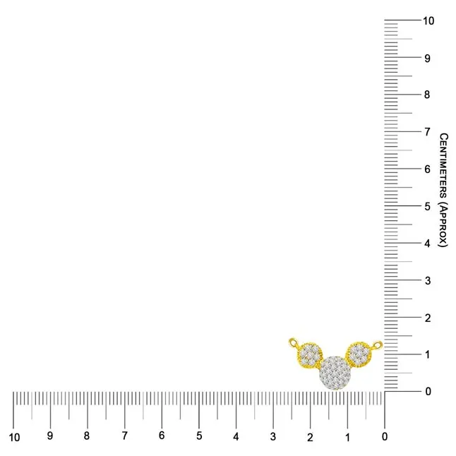 Only For My Wife Gold & Diamond Mangalsutra Pendants