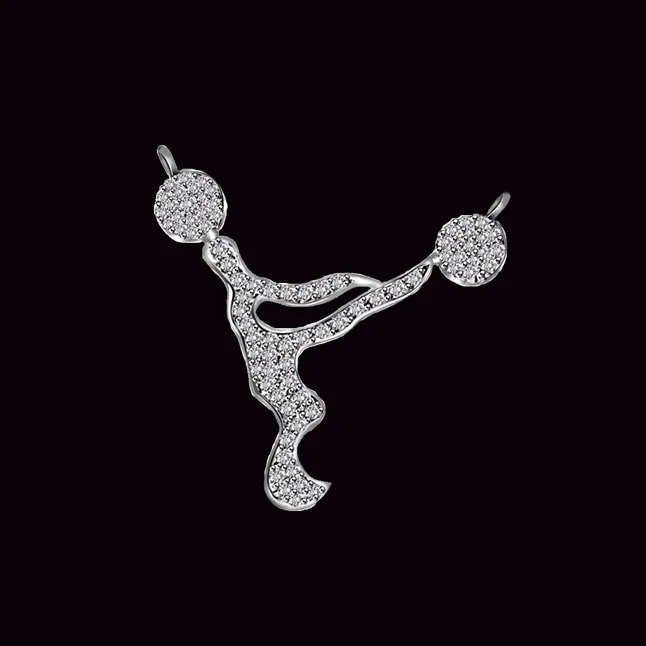 Life Together White Gold Diamond Pendants For Her Necklaces
