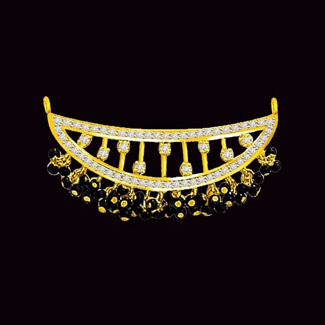 Tu Chand Aur Mein Sitara Diamond Mangalsutra Pendant (DN298)