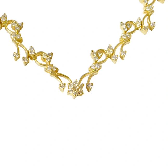 2.26 cts Classic Design Diamond Necklace Pendant (DN31)