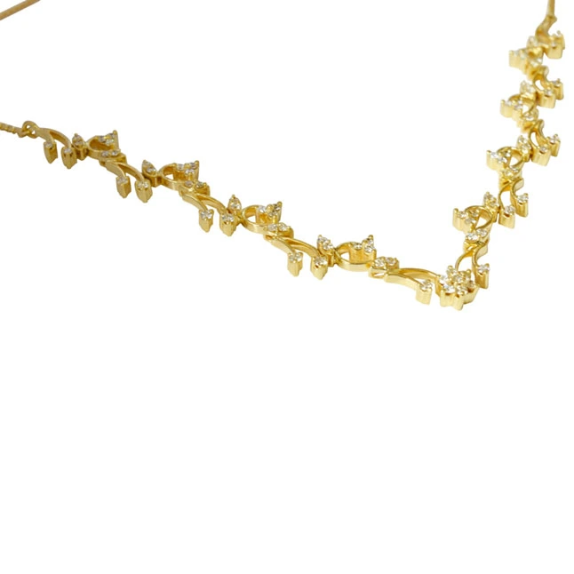 2.26 cts Classic Design Diamond Necklace Pendants -Diamond Necklace