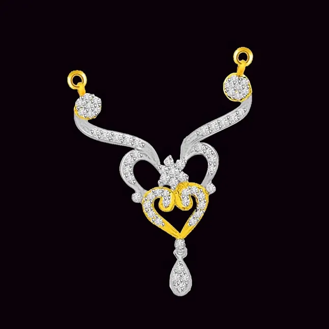 Dainty & Delicate 0.70cts Diamond Necklace Pendant (DN348)