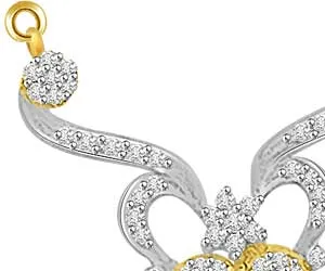 Dainty & Delicate 0.70ct Diamond Necklace Pendants
