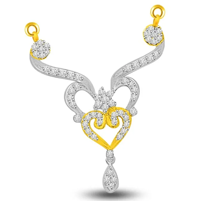 Dainty & Delicate 0.70ct Diamond Necklace Pendants