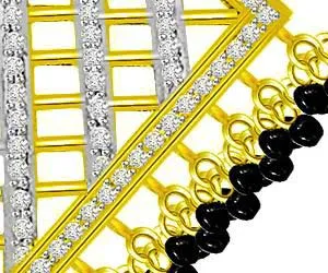 In the Box Studded 1.00ct Diamond Net Design Necklace Pendants