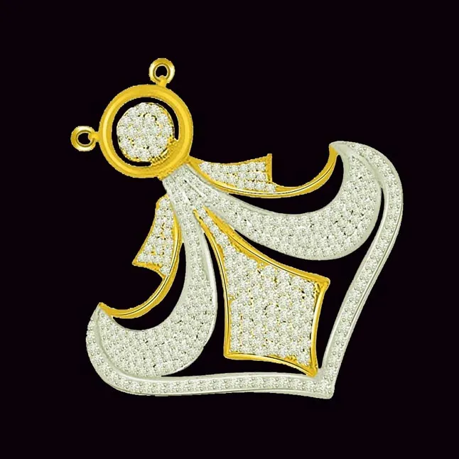 Royal Splendor 1.27cts Diamond Pendant For Her (DN375)