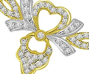 Wings Of Love 0.67ct Diamond Necklace Pendants
