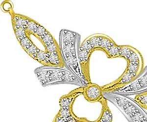Wings Of Love 0.67ct Diamond Necklace Pendants